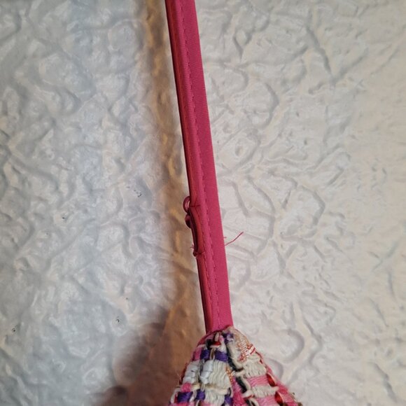 Pink Woven Vintage Inspired Mini Dress - Picture 11 of 11